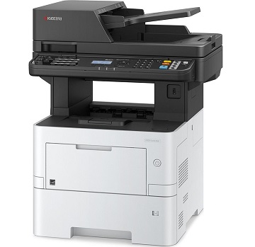 Multifunctional laser alb-negru Kyocera ECOSYS M3145dn, 45 ppm, A4, 1200dpi, 1GB, caseta 500 coli, duplex, GB LAN, RADF